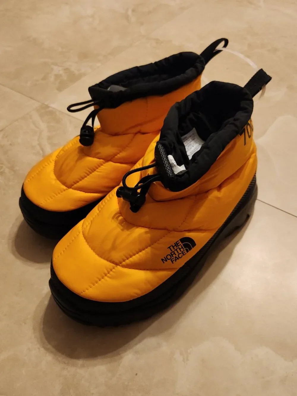 The North Face Nuptse Traction Chukka Boots Summit Gold Size 5 US Men / Kids